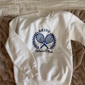 Anthropologie White bride sweater